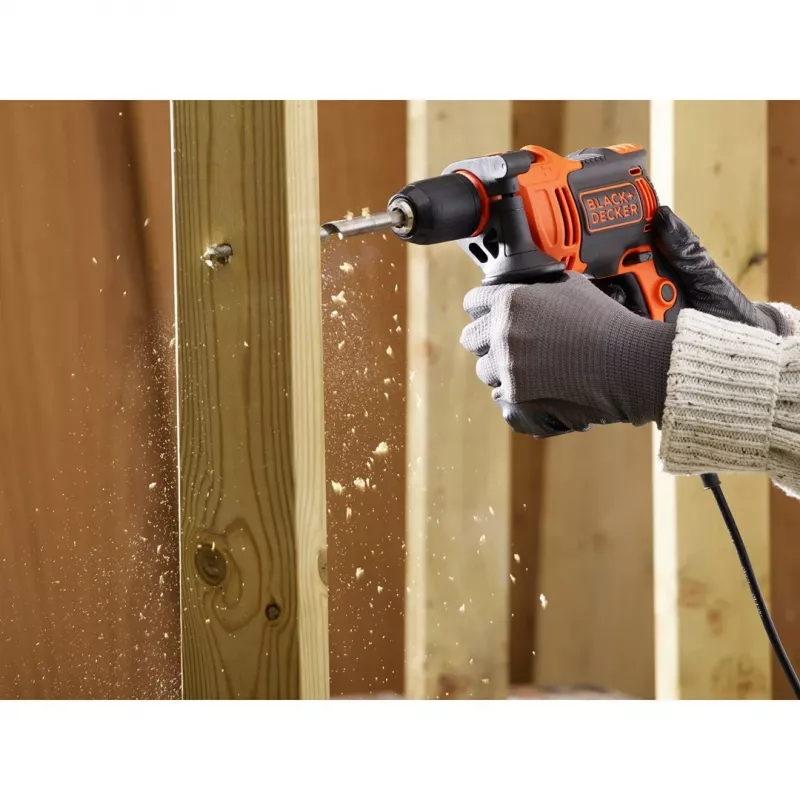 Black & Decker BEH710-QS taladradora 2800 rpm negro, naranja