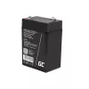 Batería para SAI Green Cell AGM15, 6 V, 4 Ah, batería de plomo-ácido sellada (VRLA), negro, 680 g