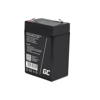 Batería para SAI Green Cell AGM15, 6 V, 4 Ah, batería de plomo-ácido sellada (VRLA), negro, 680 g