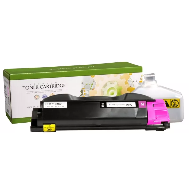 Cartucho de tóner STATIC compatible con Kyocera TK-590M magenta compatible 5000 páginas
