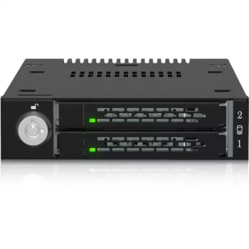 ICY DOCK - ToughArmor - MB834MK-B V2 - 2x M.2 NVMe a 1x bahía de 3,5