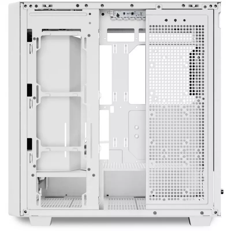 Sharkoon REBEL C70G RGB Torre Completa White, Wood