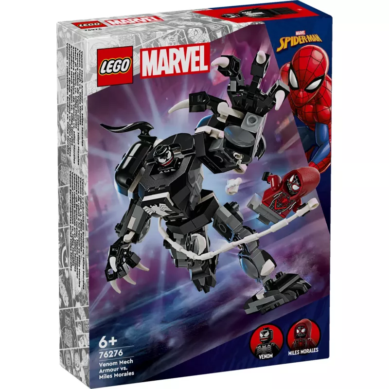 LEGO 76276 Marvel Armadura mech de Venom vs. Miles Morales