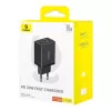 Baseus P10111404113-00 Cube USB-C / USB-A 30W fuente de alimentación Negro