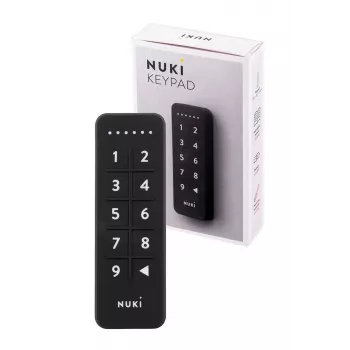 Cerradura inteligente NUKI — Bluetooth (5.0) IP65 cerradura con código pilas CR2032 incluidas
