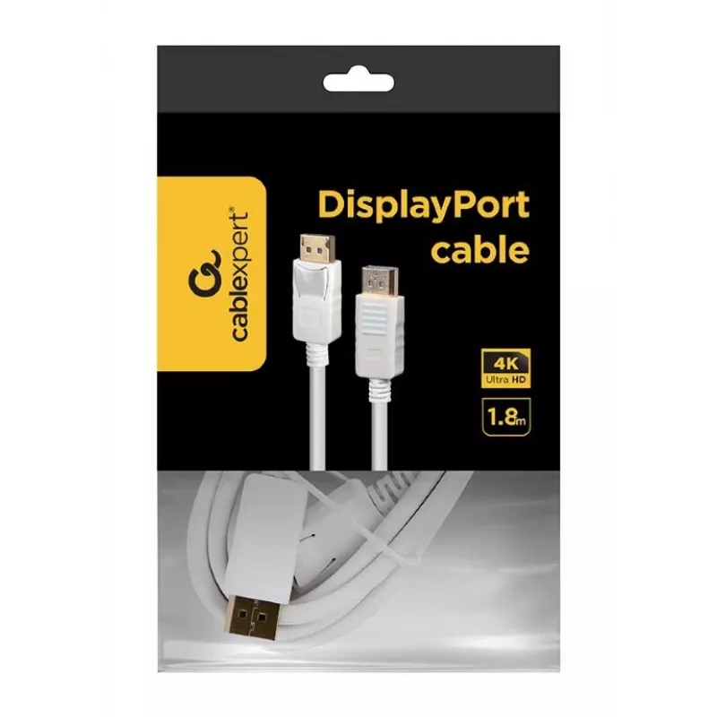 Cable DisplayPort Gembird CC-DP2-6-W – DisplayPort a DisplayPort, 1,8 m, blanco