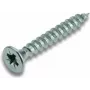 Tornillo Cimco 190030 — metal galvanizado, 45 mm de longitud, 4 mm de diámetro de rosca, para placas de fibra, 1 ud.