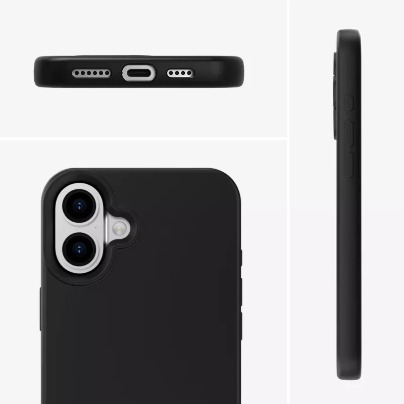 4smarts Funda de silicona Cupertino para Apple iPhone 16 compatible con MagSafe