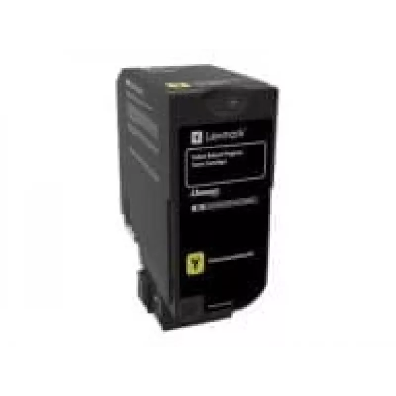 Lexmark 74C20Y0 cartucho de tóner, amarillo, 3000 páginas