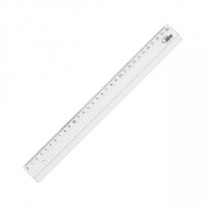 Regla Forpus, plástico, transparente, 30 cm 1225-023