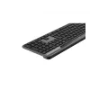 Teclado Logitech RF inalámbrico Bluetooth QWERTZ alemán grafito 920-013773
