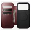 Funda para móvil Nomad Modern Leather Folio para Apple iPhone 17 Pro, 6,3