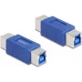 DeLOCK 67228 Adaptador de cable USB Type-B azul