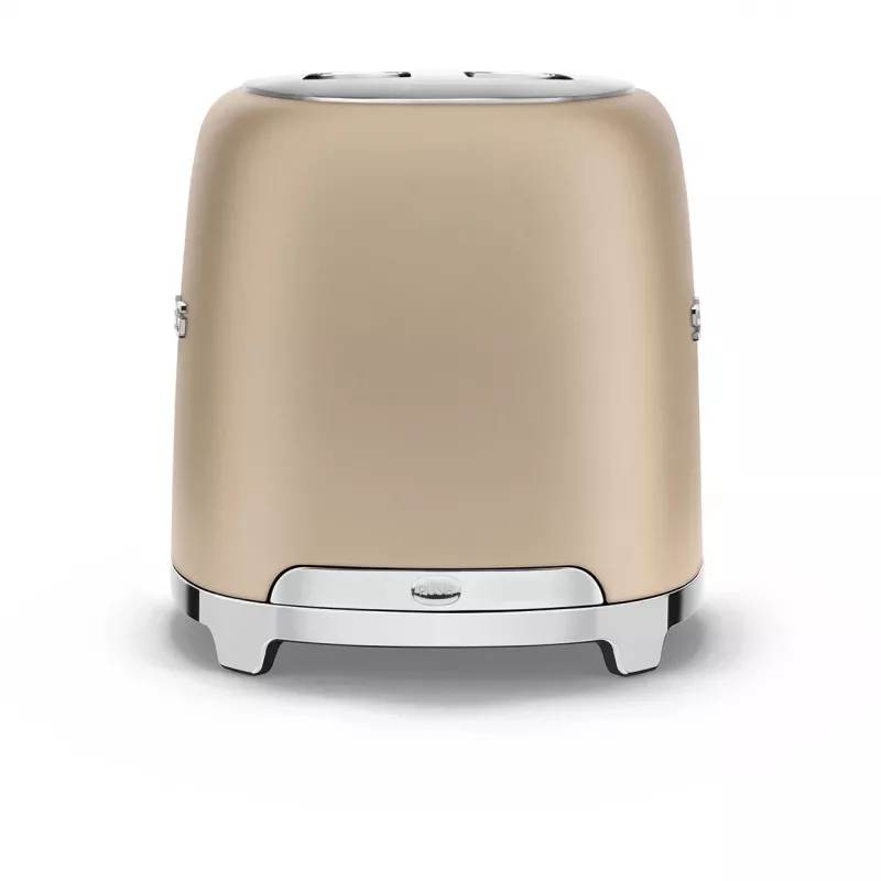 Tostadora Smeg 50's Style TSF01CHMEU 2 rebanadas Oro 950W