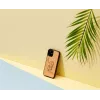 Funda para móvil Man and Wood para iPhone 12 mini — gato impreso con pez rojo