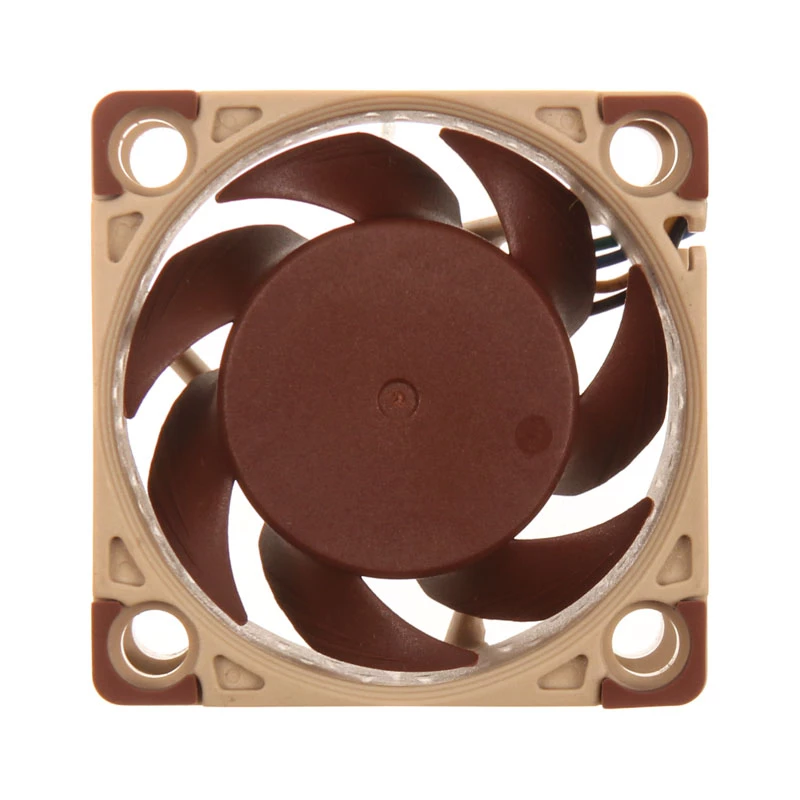 Noctua NF-A4x20 FLX ventilador de caja, 40x20 mm, 12 V, 3 pines, 3700–5000 rpm, 9,4 m³/h, rodamiento SSO2, beige/marrón