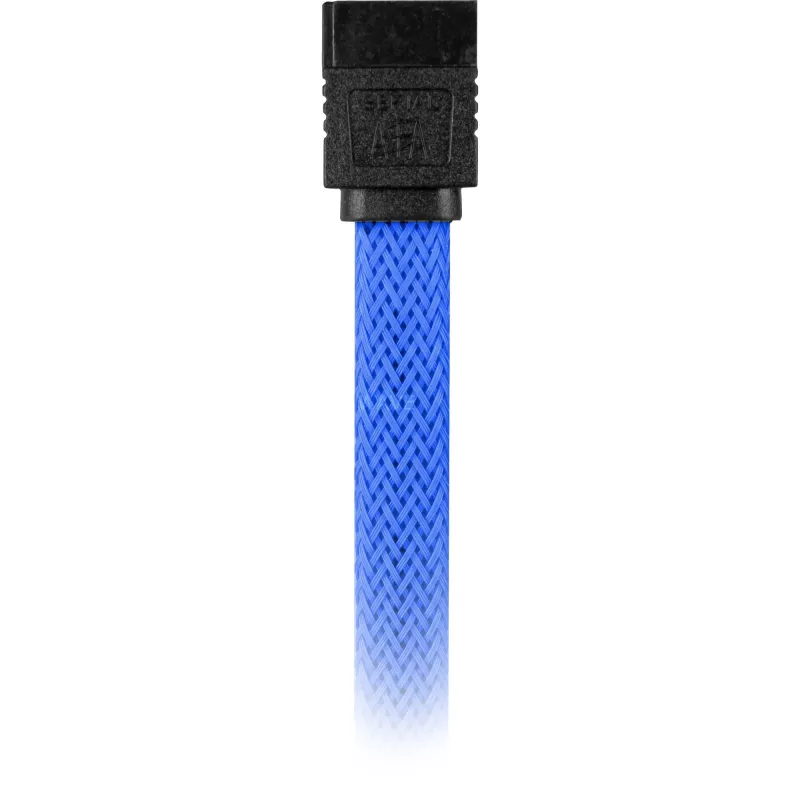 Cable SATA Sharkoon SATA 3 0,3 m 7 pines negro azul