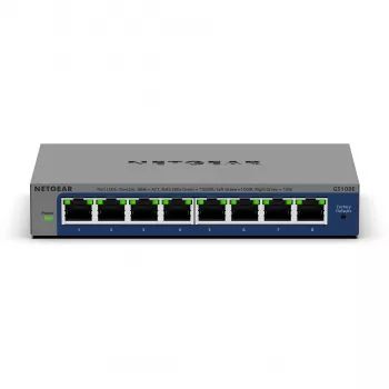 NETGEAR GS108Ev4 No gestionado L2/L3 Gigabit Ethernet (10/100/1000) Gris