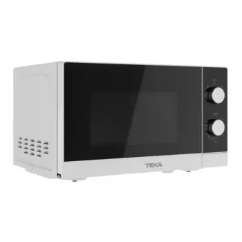 Microondas solo TEKA MW FS20 WH – de sobremesa, 20 L, 700 W, mando giratorio, temporizador mecánico, plato giratorio de 25,5 cm