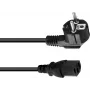 Cable de alimentación Omnitronic para aparatos 3x1,0 mm², 3 m de longitud