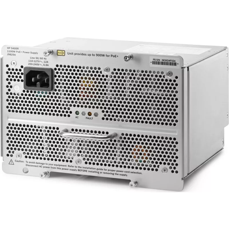 Hewlett Packard Enterprise HP 5400R 1100W POE+ ZL2 Fuente de alimentación
