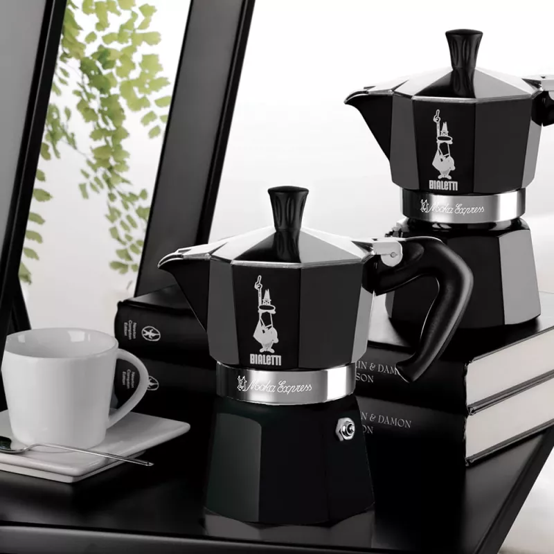 Bialetti Moka Express Cafetera moka Negro