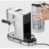 Cafetera expreso SEVERIN Newspresa KA 5997 — semiautomática, depósito de agua de 1 l, 1350 W, café molido, negra/acero inoxidable cepillado/cromo