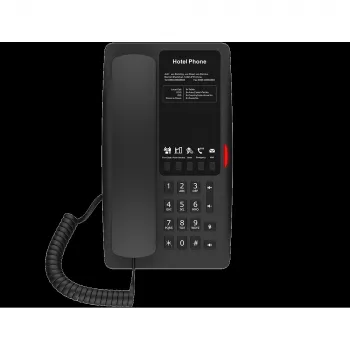 Teléfono IP Fanvil H4W-Negro – audio HD, compatible con Wi‑Fi