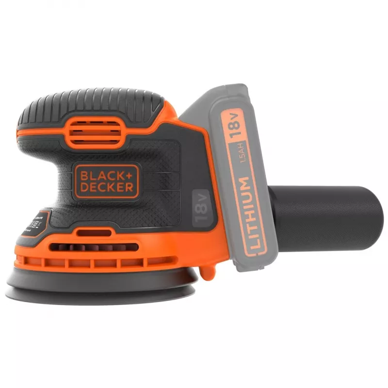 Black & Decker BDCROS18N-XJ lijadora orbital portátil 12000 rpm negro, naranja