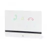 Portero automático 2N Indoor Talk blanco — con cable, vidrio templado, montaje en pared, 185×128×48,2 mm