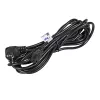 Akyga AK-PC-05C cable de alimentación, CEE 7/7 a IEC C13, cobre 3 x 1 mm², 5 m, negro