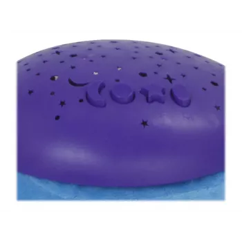 Luz nocturna Jamara Dreamy Turtle de pie azul lila