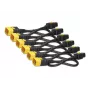 Juego de cables de alimentación APC (6 uds.), con bloqueo, C19 a C20, 1,8 m, azul, 1,8 m, conector hembra C19, conector hembra C20