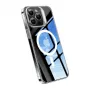 Funda para móvil Torras UPRO Lstand Clear-Mag para iPhone 15 — transparente, compatible con MagSafe, diseño en L con soporte