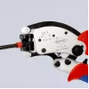 KNIPEX Twistor T alicate de crimpar autoajustable, alicate de crimpar para terminales