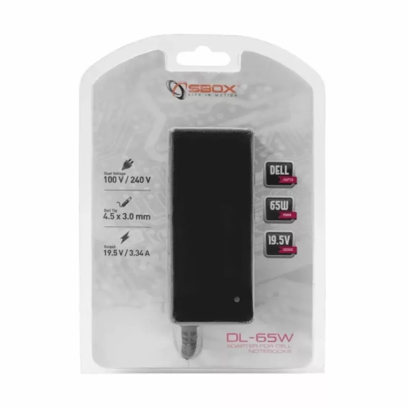 Adaptador Sbox para portátiles Dell DL-65W