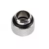 Adaptador multi-link recto Bitspower G1/4 macho a tubo rígido de 12 mm de diámetro exterior - plata brillante