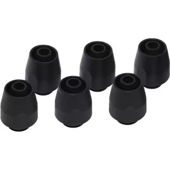 Alphacool HF racor roscado TPV - 12,7/7,6 mm recto - negro - kit de 6 (17453)
