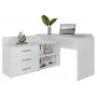 Escritorio de ordenador en esquina Topeshop DANY BIEL KPL blanco rectangular aglomerado