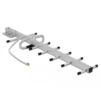 Delock antena Yagi LPWAN 806-896 MHz, conector SMA, 10 dBi, direccional, para exteriores (12569)