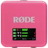 Micrófono inalámbrico RODE Wireless GO III Rosa — compacto sistema transmisor y receptor de dos canales