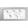 Reloj NeXtime B1009065 Time Zone, 39x90 cm, blanco/plata