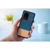 Funda para smartphone Man and Wood Galaxy S20 Ultra denim negro