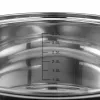 Resto utensilios de cocina Libra 4,6 L redondo acero inoxidable