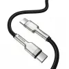 Cable USB-C a USB-C Baseus CATJK-C01, USB 3.2 Gen 1, 1 m, negro