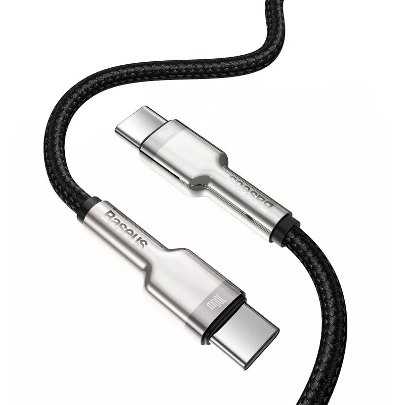 Cable USB-C a USB-C Baseus CATJK-C01, USB 3.2 Gen 1, 1 m, negro
