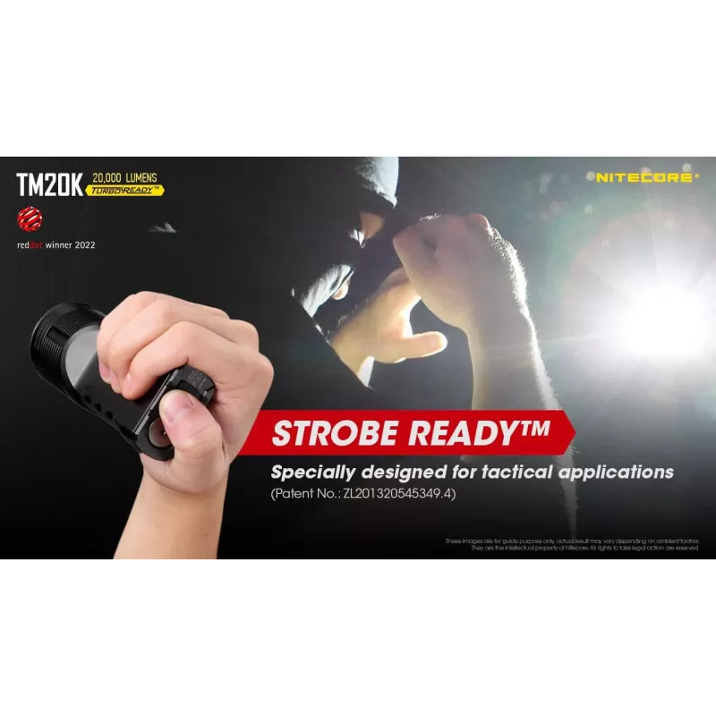 Linterna Tiny Monster SERIES/20000 lúmenes TM20K Nitecore