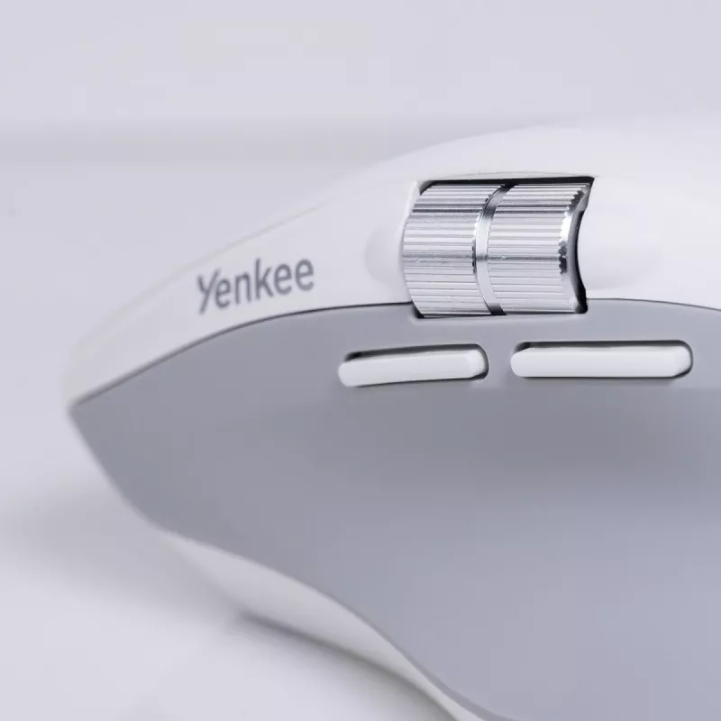 Ratón inalámbrico YENKEE 2095WH SPIN DUAL Smart Flying Scroll