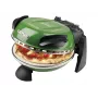 Delizia Horno de pizza G1000603 (Verde, 1.200 vatios, para pizza Ø 31 cm)