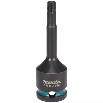 Makita Impact Black 1/2 Torx vaso de llave de tubo T40 - 78mm - cromo-molibdeno - E-19819